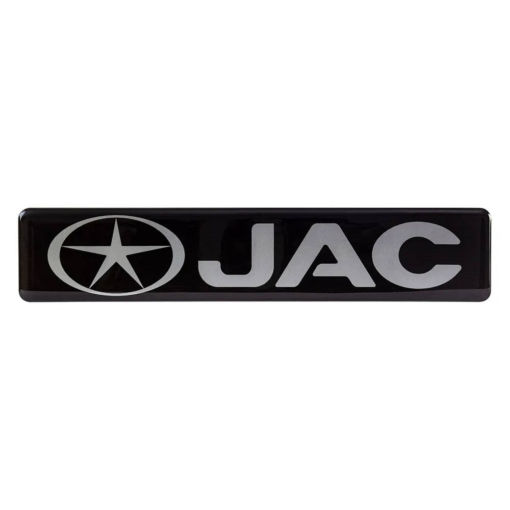 Объемная наклейка VT JAC (200х40мм, черная)
