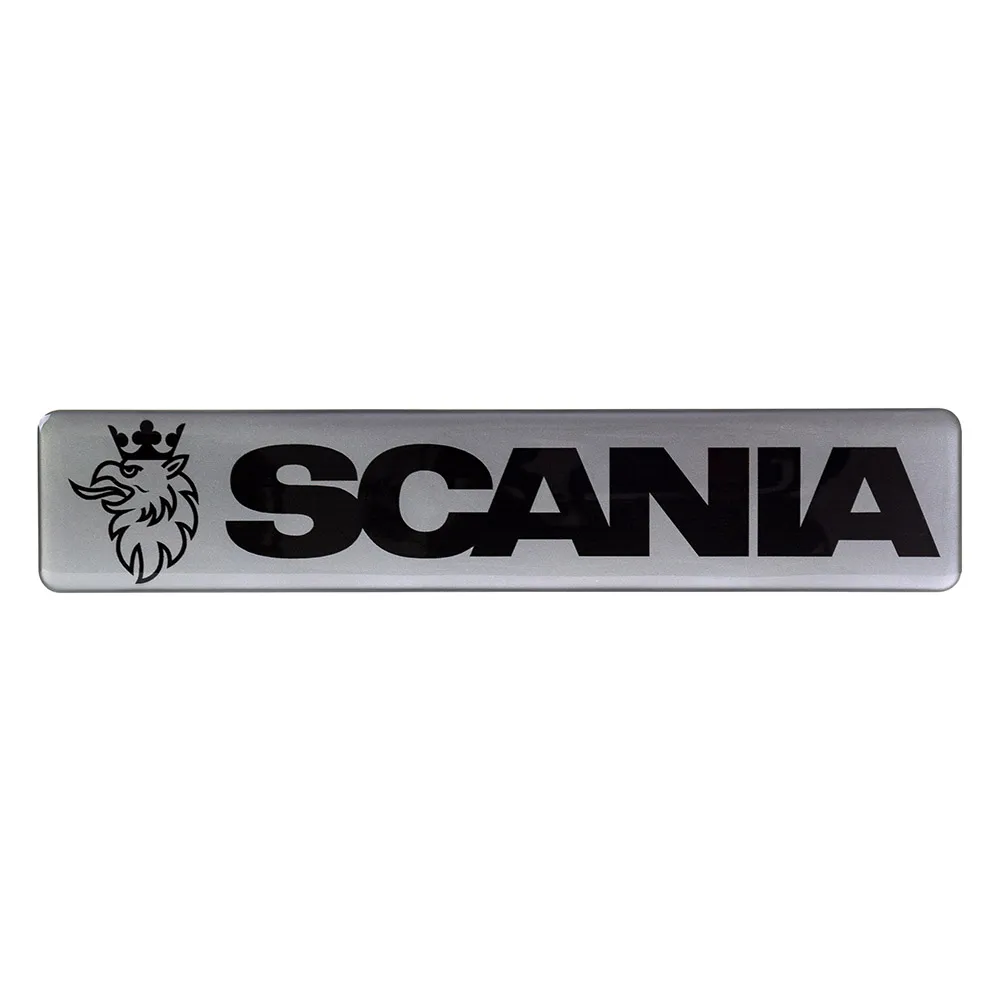 Объемная наклейка VT SCANIA (200х40мм, черная)