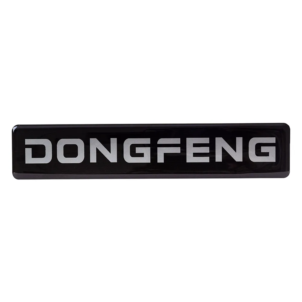 Объемная наклейка VT DONGFENG (200х40мм, черная)