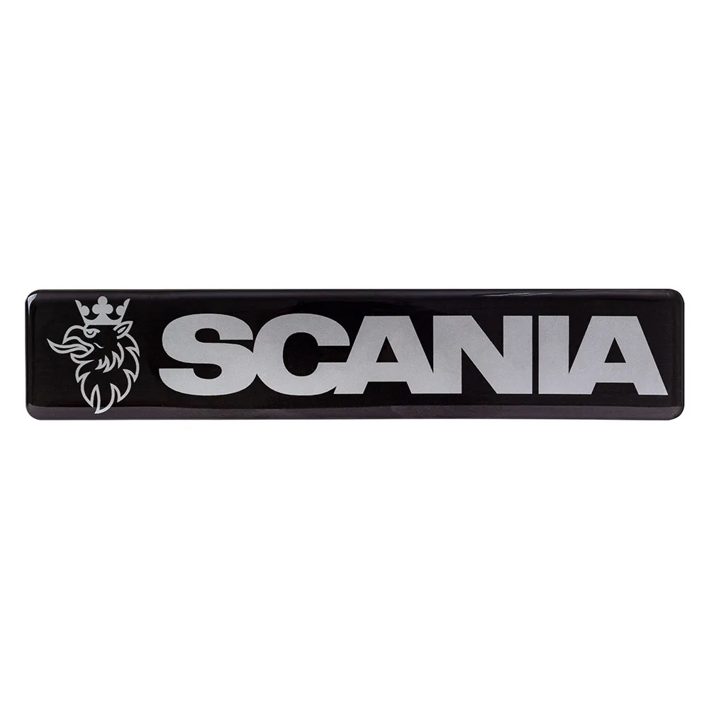 Объемная наклейка VT SCANIA (200х40мм, черная)