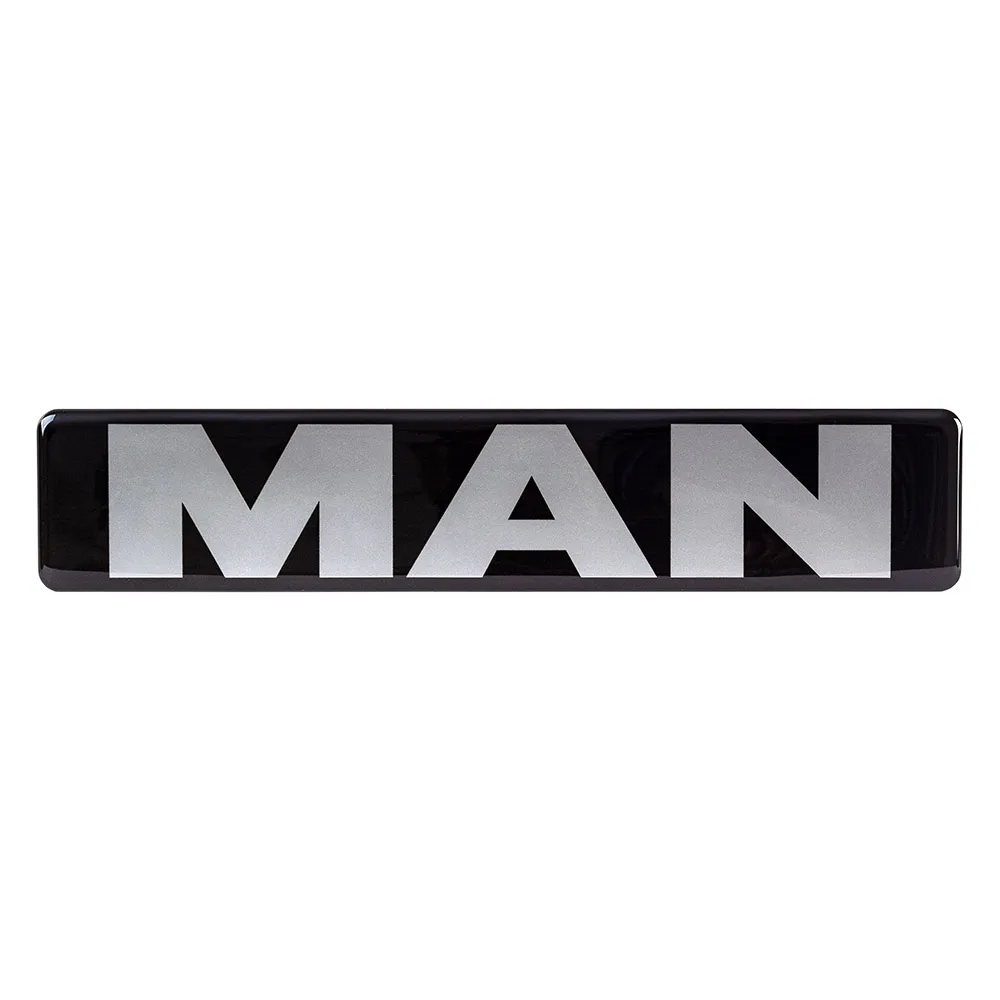 Объемная наклейка VT MAN (200х40мм, черная)