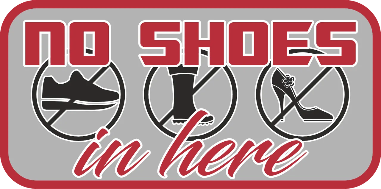 Наклейка VT NO SHOES 5