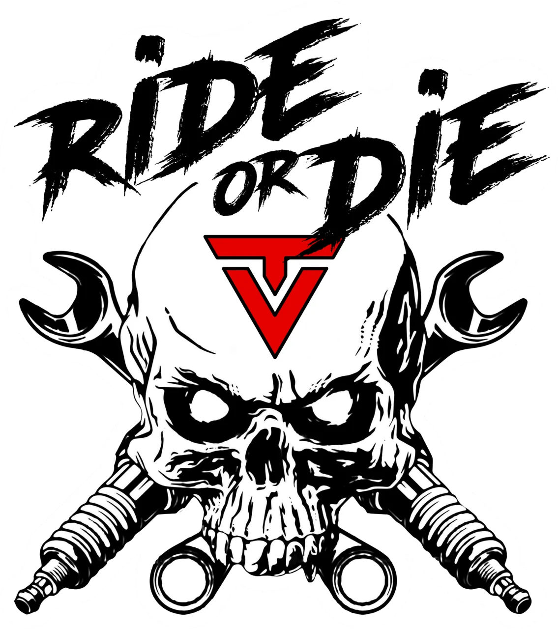 Наклейка VT RIDE OR DIE