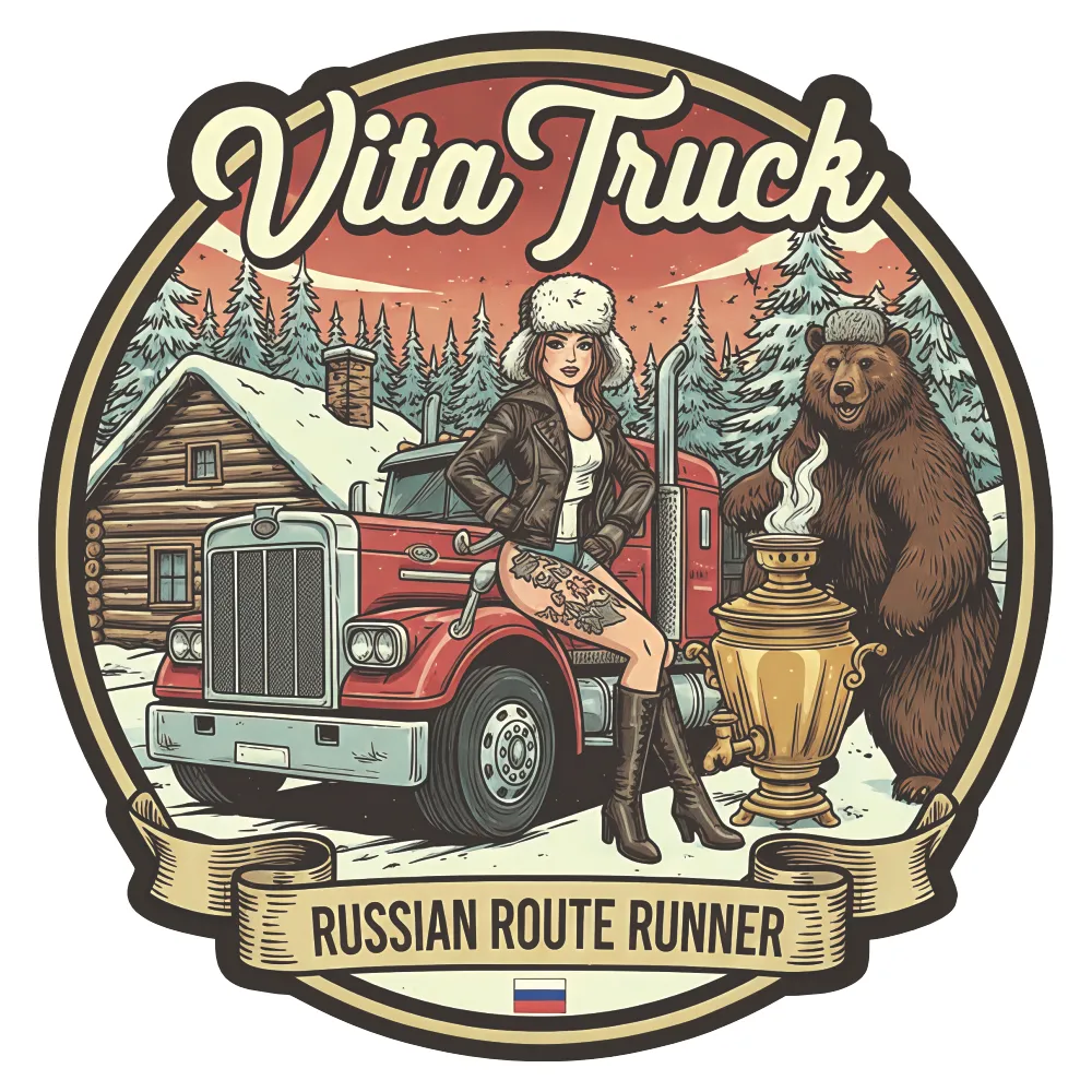 Наклейка VT RUSSIAN 5