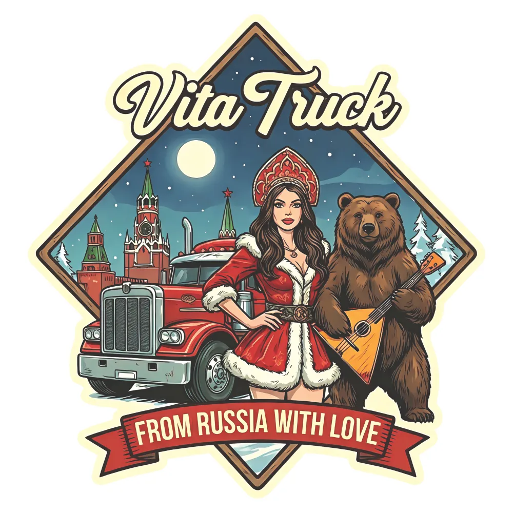 Наклейка VT RUSSIAN 2