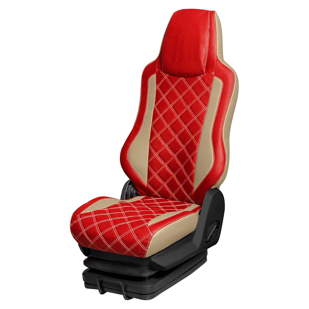104 Чехлы Люкс MAN TGX\TGA XXL от 2018 (2 ремня) 2 выс.сид
