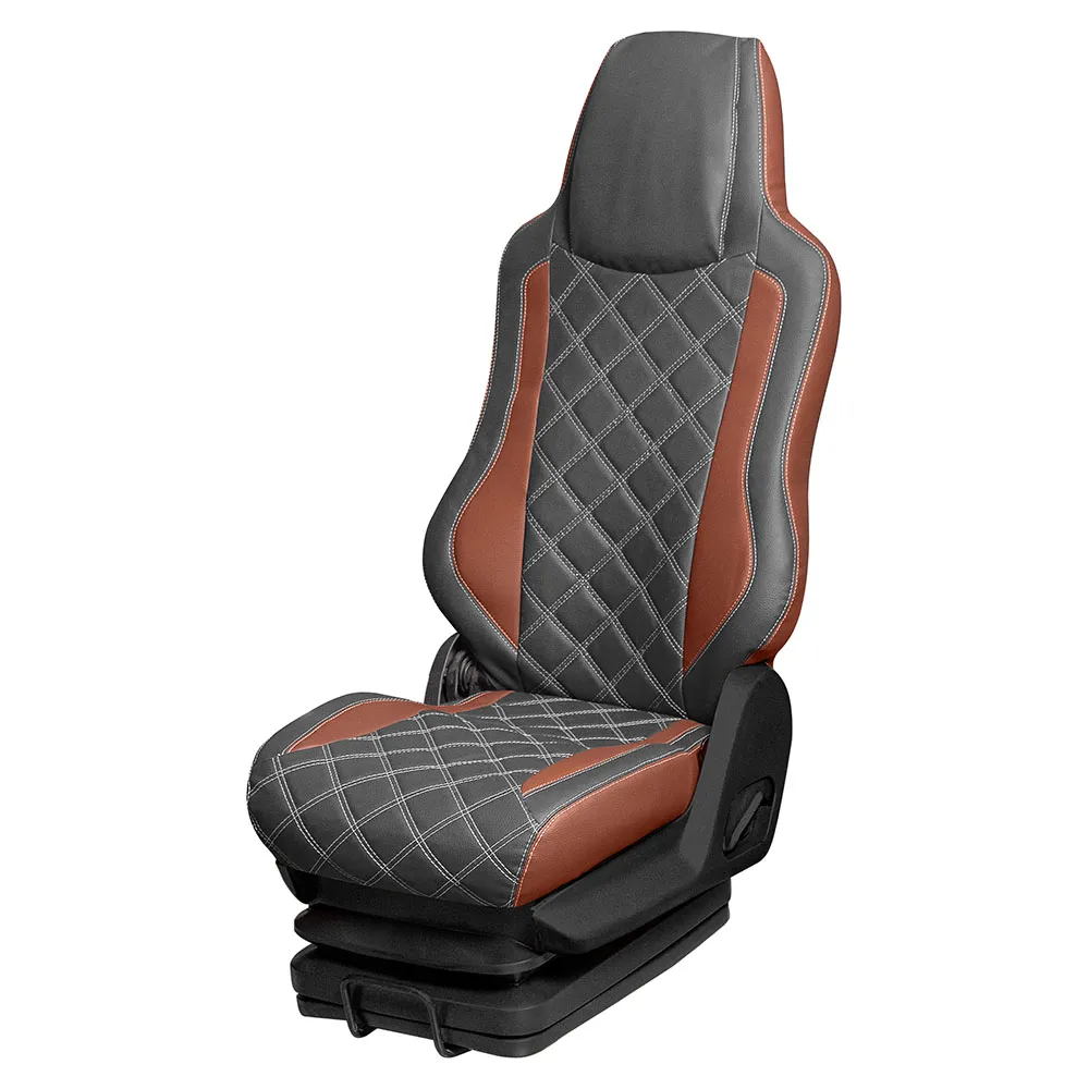 129 Чехлы Люкс MAN TGX от 2021 (1 ремень) 2 выс.сид.